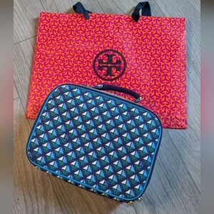 Tory Burch Lunch Case 💙💚🤍